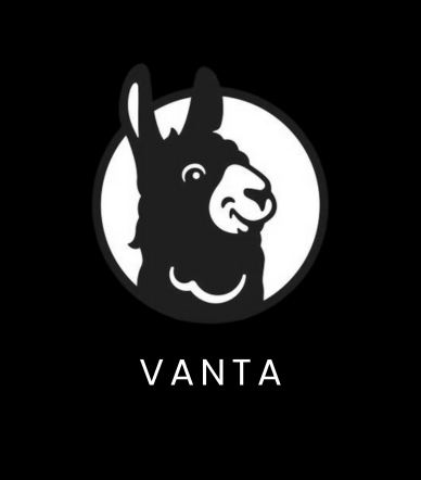 Vanta logo black and white